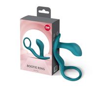 Fun Factory Bootie Ring | plug anal con anillo vibrador de silicona | masaje de próstata y más aguante | 100% impermeable | dispositivos de bienestar sexual para hombres