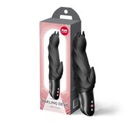 Fun Factory Vibrador de conejo Darling Devil – Punto G y clítoris – 10 modos – IPX7 – Silicona