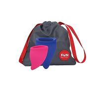 Fun Factory FUN CUP SIZE A | copa menstrual 20 ml | copa menstrual de silicona de grado médico | hasta 12 h de protección | reutilizable | alternativa sostenible (Rosa, A y B)