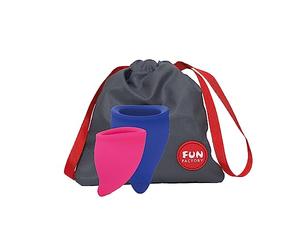 Fun Factory FUN CUP SIZE A | copa menstrual 20 ml | copa menstrual de silicona de grado médico | hasta 12 h de protección | reutilizable | alternativa sostenible (Rosa, A y B)