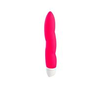 Fun Factory JAZZIE - vibrador delgado a pilas rosa de silicona medica