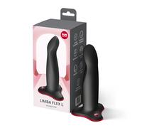 Fun Factory Limba Flex L | Dildo grande moldeable | Flexible y apto para arnés con correas | Con base de succión | Uso anal y vaginal