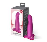 Fun Factory Limba Flex L | Dildo grande moldeable | Flexible y apto para arnés con correas | Con base de succión | Uso anal y vaginal