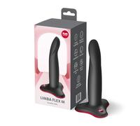 Fun Factory Limba Flex M | Dildo moldeable para sensaciones profundas | Flexible y apto para arnés con correas | Con base de succión | Uso anal y vaginal