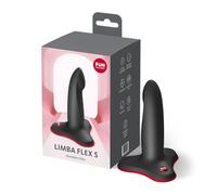 Fun Factory Limba Flex S | Dildo flexible para estimulación del punto G | Flexible y apto para arnés con correas | Con base de succión | Anal y vaginal