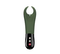 FUN FACTORY MANTA - Masturbador, Juguetes Sexuales para Hombres, Vibrador Masculino para Parejas, 12 Modos, Verde
