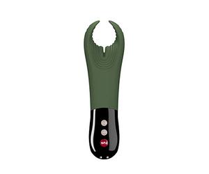 FUN FACTORY MANTA - Masturbador, Juguetes Sexuales para Hombres, Vibrador Masculino para Parejas, 12 Modos, Verde