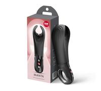 Fun Factory Manta | masturbador vibrador para hombres | 12 programas de vibración | ideal para sexo oral y para parejas | Resistente al agua IPX7 | USB-C