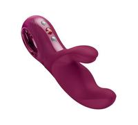 Fun factory - miss bi vibrador conejo burdeos