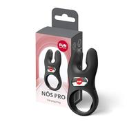 Fun Factory NŌS Pro | anillo vibrador de silicona para parejas | 2 motores y 7 programas de vibración | estimulación del clítoris | IPX7 | USB-C