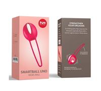 FUN FACTORY Smartball Uno Rojo - Entrenador Pelvico Con Diseño Ergonómico Para Fortalecer Suelo Pélvico