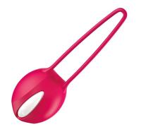 FUN FACTORY SMARTBALLS UNO - bolas chinas inteligentes entrenador de suelo pelvico blanco/rosa de silicona medica