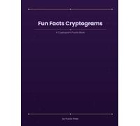 Fun Facts Cryptograms: Large Print Cryptogram Puzzles - Fun Facts Edition