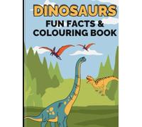 Fun Facts Dinosaur colouring book