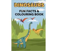 Fun Facts Dinosaur colouring book