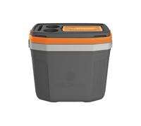 Nevera Portátil Rígida. La más Completa. Acceso Superior. Gancho Gafas y Llaves. Caja Térmica. para Camping Playa Picnic (32 litros, Gris)