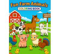 Fun Farm Animals Coloring Book 2