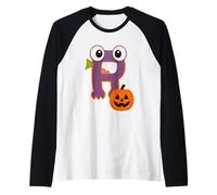Fun Farol Monster Alphabet R Jack O Camiseta Manga Raglan