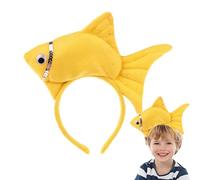Fun Fish Headband - Cute Fish Headbands for Women, Kids & Cosplay - Wide Hair Hoop for Parties, Costume Accessories, Fashion Hairbands for Girls, Funny Headwear for Halloween, Dress-Up & Festivals