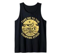 Fun Folk Music Camping Trip Take Me To The Campfire Stage Camiseta sin Mangas