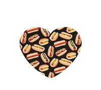 Fun Food Hot Dogs - Ambientador para coche, 10 piezas, hojas aromáticas, accesorios para colgar en el coche con cuerdas para decoración