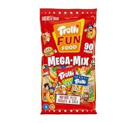 Fun Food Mega Mix Bolsa 722 g - Surtido de Gominolas Variadas, Chuches Originales con Diferentes Formas y Sabores, Mix Dulces Formato Familiar