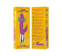 Fun Function Vibrador Combi Double Tapping – Juguete ergonómico, tecnología innovadora – 21 cm