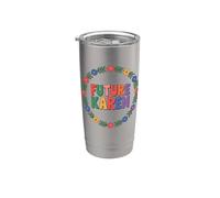 Fun Future Karen Sister Aunt Joke Meme Vaso térmico de acero inoxidable de doble pared
