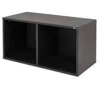 Fun Generation Vinyl Shelf Two Black