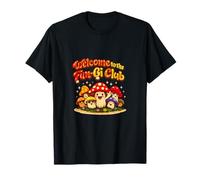 Fun-Gi Club Mushroom Retro Cottagecore, diseño Natural Camiseta