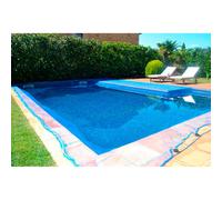 Fun & go 81036 malla para piscina leaf pool cover, multicolor, 5x9 m