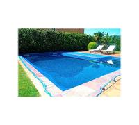Fun & Go 81040 Malla para Piscina Leaf Pool Cover, Multicolor, 7x11 m