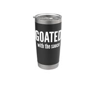 Fun Goated With the Sauce Joke Vaso térmico de acero inoxidable de doble pared