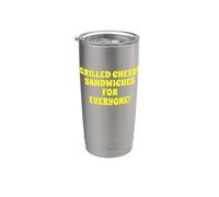 Fun Grilled Cheese Sandwiches For Everyone Food Lover Joke Vaso térmico de acero inoxidable de doble pared
