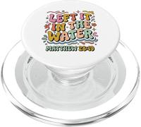 Fun Groovy lo dejó en el Agua Mateo 28:19 PopSockets PopGrip para MagSafe