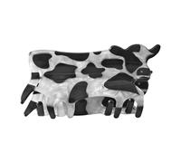 Fun Hair Clips - Acrylic Cattle Design Barrettes, Novelty Cow Hair Clips | Aesthetic Headwear Accessories For Women Girls Ladies Office Gym Beach Date Night Wedding Party Travel Daily Styling