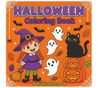 Fun Halloween Coloring Book for All Ages: 50 Cute and Easy Halloween Designs Featuring Pumpkins, Ghosts, Witches, Bats, and Trick-or-Treat Fun (Holiday Fun Coloring Series)