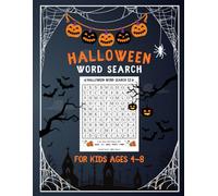 Fun Halloween Word Search Puzzles for Kids: 20 Spooky Puzzles + 20 Solutions | Fun Halloween Activity Book for Children
