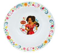 FUN HOUSE 005551 Disney Elena D'AVALOR - Cuenco para niños (polipropileno, 16 x 16 x 4 cm), color blanco