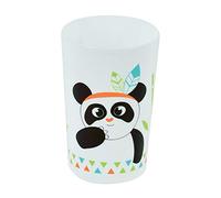 FUN HOUSE 005700 INDIAN PANDA - Vaso para niños, 220 ml, transparente