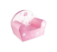 Fun House Licorne Fauteuil Club Origine France Garantie pour Enfant L.52 x P.33 x H.42 cm 713069 Sillón (52 x 33 x 42 cm), Telas, Rosa, niño