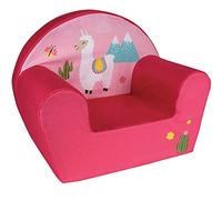 Fun House 713166 Lama - Sillón Club Origen Francia (52 x 33 x 42 cm), Color Rosa