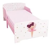 Fun House 713478 Danseuse Ballerine-Cama con somier de láminas, 140 x 70 cm para niños, Blanco, 1 Persona