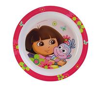 FUN HOUSE Dora Plato Apto para microondas, diseño Infantil de Dora la Exploradora, diámetro: 22 cm