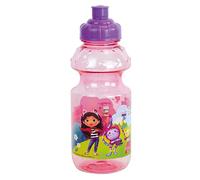 Fun House GABBY Y Y LA CASA MÁGICA GOURDE BOTELLA REUTILIZABLE 350 ML PARA NIÑOS, Rosa