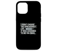 Fun I Didn't Choose the Spreadsheet Life Finance Accounting Carcasa para iPhone 12/12 Pro