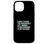 Fun I Didn't Choose the Spreadsheet Life Finance Accounting Carcasa para iPhone 14