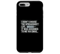 Fun I Didn't Choose the Spreadsheet Life Finance Accounting Carcasa para iPhone 7 Plus/8 Plus