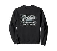 Fun I Didn't Choose the Spreadsheet Life Finance Accounting Sudadera