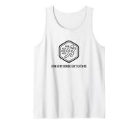 Fun I Run So My Demons Can't Catch Me Exercise Humor Design Camiseta sin Mangas